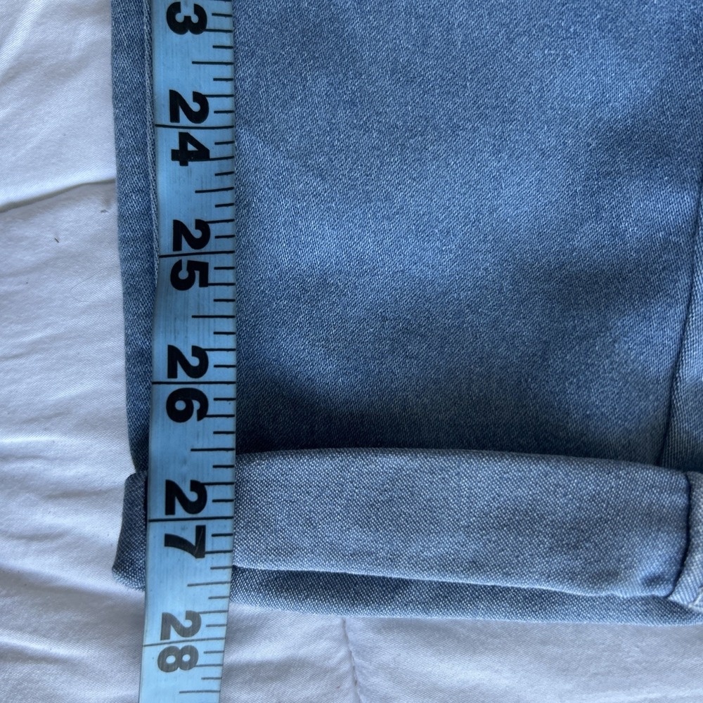 Red Bottoms Skinny Jeans Women 7/28 Blue Denim Button Fly Booty Lift Y2K Stretch - Picture 7 of 7
